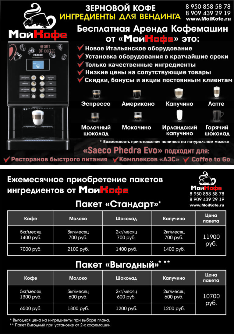 Прайс таганрог. Расход ингредиентов для кофемашин. Дозировка ингредиентов Saeco. Реклама аренды кофемашин. Расчет ингредиентов вендинг.